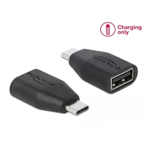   Delock USB adatblokkoló USB Type-C  csatlakozó - USB A-típusú aljzat (DL-66528)