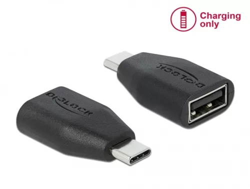 Delock USB adatblokkoló USB Type-C  csatlakozó - USB A-típusú aljzat (DL-66528)