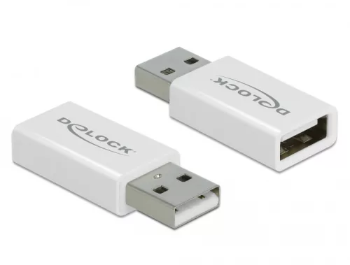 Delock USB 2.0 Adapter - A-típusú apa csatlakozó - A-típusú anya csatlakozó adat blokkoló (DL-66530)