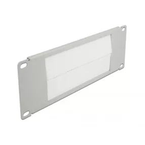   Delock 10", fekete, 2U-s kábelrendező szürke (DL-66535)