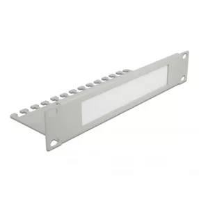  Delock 10" kábelrendező fésűs panel 1U, szürke (DL-66537)