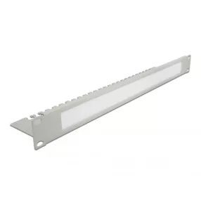   Delock 19" kábelrendező fésűs panel 1U, szürke (DL-66538)