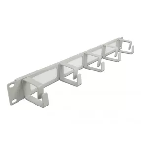   Delock 19" kábelrendező fésűs panel, 5 hurokkal 1U, szürke (DL-66544)