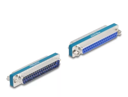 Delock RF/EMI interferencia elnyomó szűrő D-Sub 37 tűs apa   anya aluláteresztő induktívval (DL-66551)