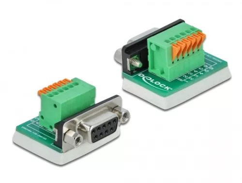 Delock D-Sub9 anya - sorkapocs átalakító felfelé billentő gombbal (DL-66556)