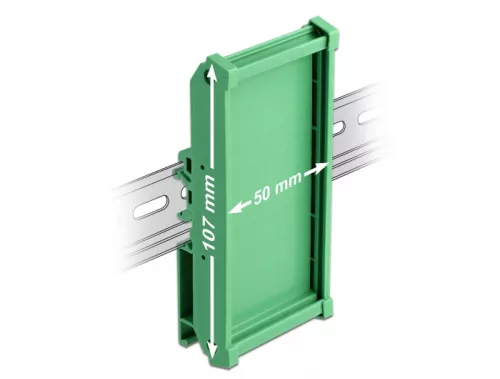 Delock Laprögzítő (107 mm) 5 cm hosszú DIN Rail-ekhez (DL-66572)