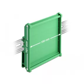   Delock Laprögzítő (107 mm) 10 cm hosszú DIN Rail-ekhez (DL-66573)