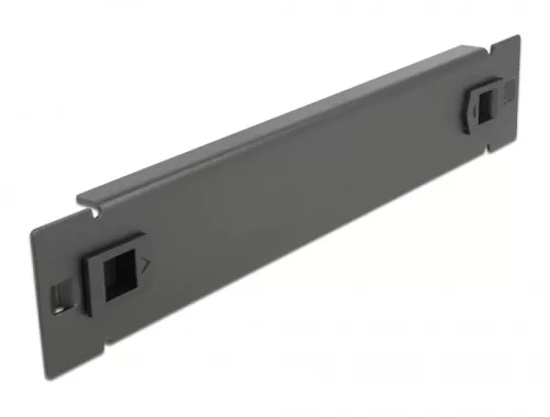 Delock 10  hálózati cabinet zárt fedéllel eszközmentes 1U fekete (DL-66576)