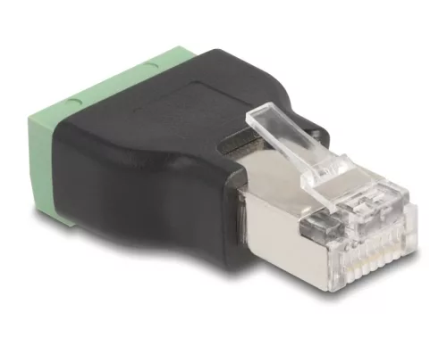 Delock RJ45 apa - Terminal Block Adapter 4 tűs (DL-66603)