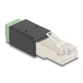 Delock RJ45 apa - Terminal Block Adapter 2 tűs (DL-66604)