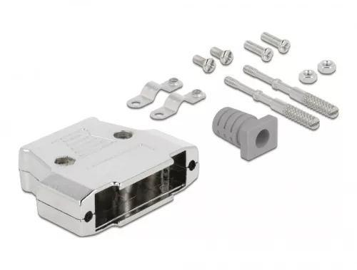 Delock D-Sub 25 csatlakozó fém háza (DL-66627)