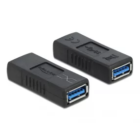  Delock USB 3.0 adapter A-típusú anya   A típusú anya (keresztezett) (DL-66641)