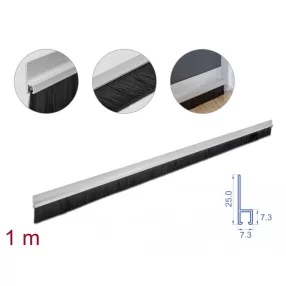   Delock 40 mm hosszú, egyenes kefeszalag 1 m hosszú alumínium foglalattal (DL-66651)