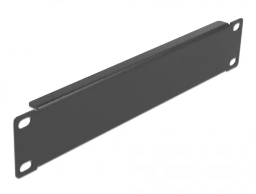 Delock 10 , fekete, 1U-s hálózati szekrény tömör borító (DL-66660)