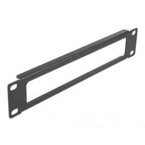   Delock 10  hálózati kabinet panel nyílással 1U fekete (DL-66672)
