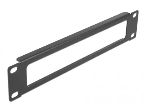 Delock 10  hálózati kabinet panel nyílással 1U fekete (DL-66672)