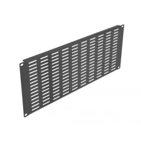   Delock 19  hálózati kabinet panel hosszanti ventillációs nyílásokkal 4U fekete (DL-66682)