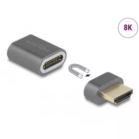 Delock HDMI adapter apa - anya 8K 60 Hz mágneses (DL-66684)