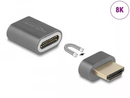 Delock HDMI adapter apa - anya 8K 60 Hz mágneses (DL-66684)