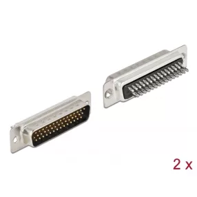   Delock D-Sub HD 44 tűs apa fém, forrasztható változat 2 db. (DL-66707)