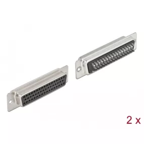   Delock D-Sub HD 50 tűs hüvely, forrasztható változat 2 db. (DL-66716)