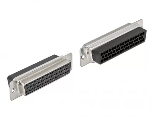 Delock D-Sub HD 50 tűs krimpelhető hüvely, fém (DL-66723)