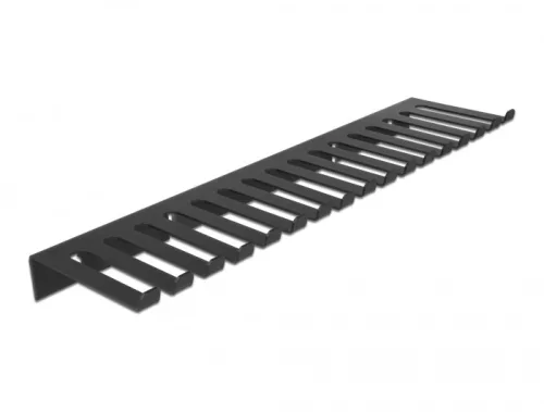 Delock Falra rögzíthető, 325 x 90 mm kábelrendező, fekete (DL-66728)