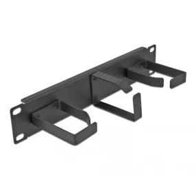   Delock 10  kábelkezelő menetpanel 3 fény hurokkal (2 db. horizontális, 1 db. vertikális irányultságú (DL-66847)