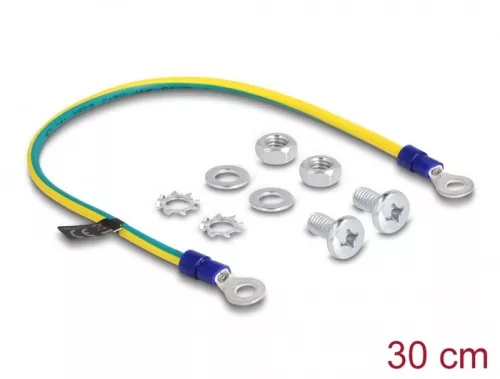 Delock földelő készlet hálózati kabinethez 30 cm (DL-66866)