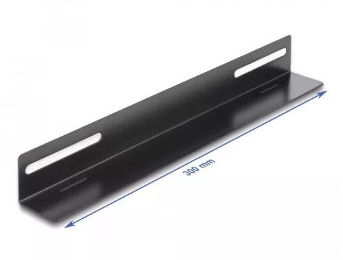 Delock 19  tartószerkezet hálózati kabinethez 300 x 40 mm méretű 2 db. (DL-66867)