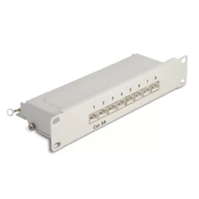  Delock 10  patch panel 8 porttal Cat.6A 1U szürke (DL-66873)