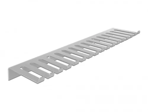 Delock Falra rögzíthető, 325 x 90 mm kábelrendező, szürke (DL-66887)