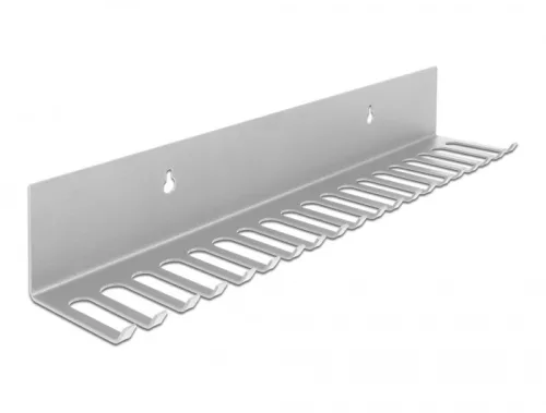 Delock Falra rögzíthető, 318 x 65 mm kábelrendező, szürke (DL-66888)