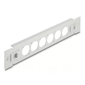   Delock 10  D-típusú patch panel 6 porttal eszköz nélkül szerelhető szürke (DL-66901)