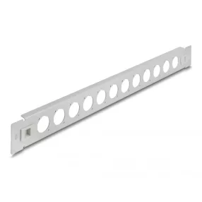   Delock 19  D-típusú patch panel 12 porttal eszköz nélkül szerelhető szürke (DL-66902)