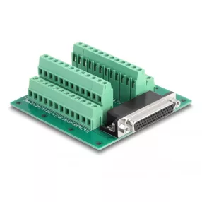   Delock D-Sub HD 44 tűs anya - Terminal Block DIN sínhez (DL-66916)