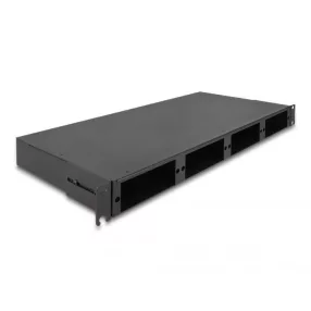   Delock 19  üvegszálas HD (nagy sűrűségű) Patch Panel 1U fekete (DL-66924)
