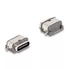   Delock M12 kábel A-kódú, 8 tűs anya- 2 x USB 2.0 A-típusú anya 3 m fekete (DL-66945)