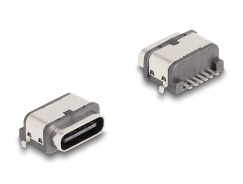 Delock M12 kábel A-kódú, 8 tűs anya- 2 x USB 2.0 A-típusú anya 3 m fekete