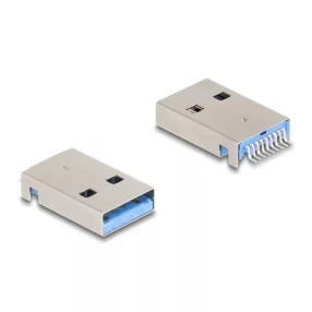   Delock M12 kábel A-kódú, 8 tűs anya- 2 x USB 2.0 A-típusú anya 5 m fekete (DL-66946)