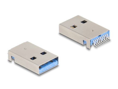 Delock M12 kábel A-kódú, 8 tűs anya- 2 x USB 2.0 A-típusú anya 5 m fekete
