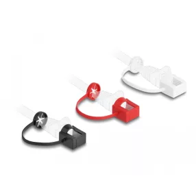   Delock RJ45 apához portakaró rácsatoló fedéllel 50 db. színes szett (DL-66973)