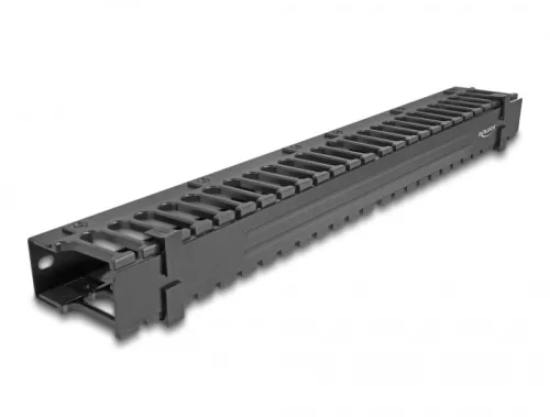 Delock 19  kábelrendező Routing Panel 3 nyílással 1U fekete (DL-67022)
