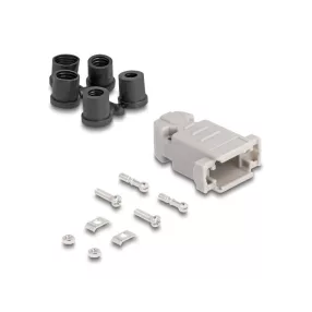   Delock D-Sub keret 9 tűs apához / anyához gumírozott lezárókkal (DL-67027)