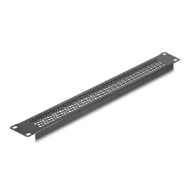 Delock 19  vakpanel kerek lyukakkal 1U fekete (DL-67035)