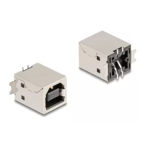   Delock M12 X-kódolt adapter 8 tűs apa - RJ45 anya Cat.5e beszerelő mélyedéssel egyenes, zöld színű (DL-67038)