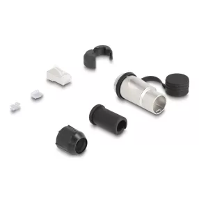   Delock RJ45 moduláris dugasz Cat.6A átvezető csatolóval és védősapkával (DL-67056)