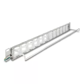   Delock 19  Keystone patch panel 24 dönthető porttal és húzásmentesítéssel (DL-67066)
