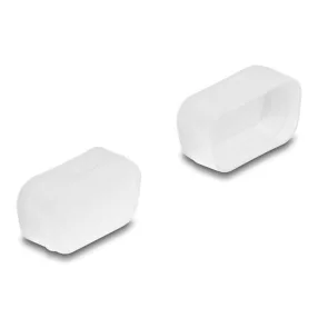   Delock 2 db. fekete borítás por ellen D-Sub 9 / D-Sub 15 VGA áttetsző (DL-67120)