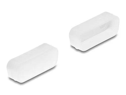 Delock 2 db. fekete borítás por ellen D-Sub 15 áttetsző (DL-67122)